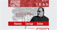 Desktop Screenshot of generationalpha.org